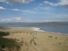 Blick zum Lake Nakuru